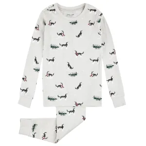 2 Piece Unisex Husky Dog Pajamas