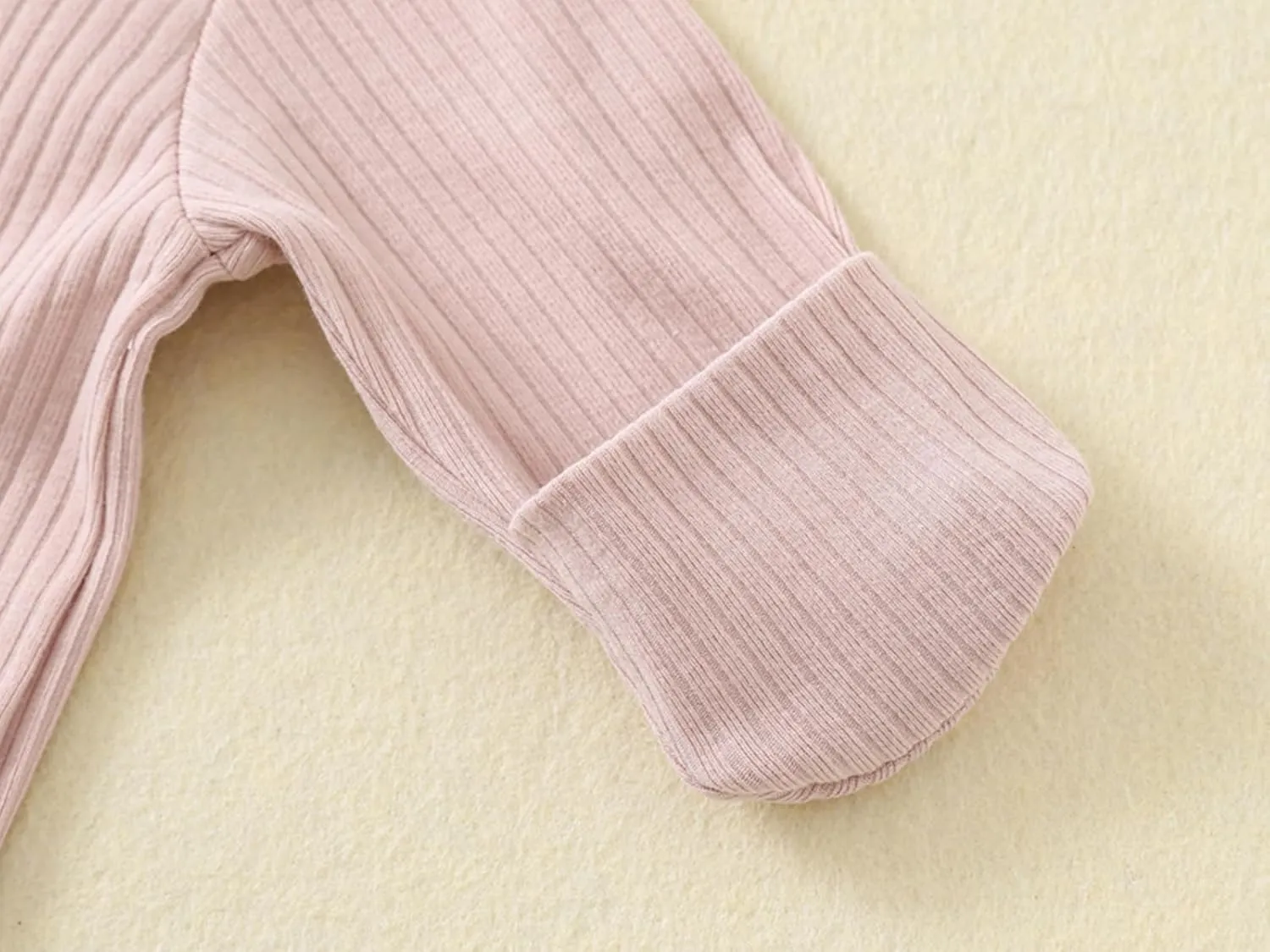 ACESTAR Baby Footies Pajamas, 2-Way Zipper Baby Sleepers with Mitten Cuffs - Long Sleeve Baby Zip Up Onesie for 0-12 Months
