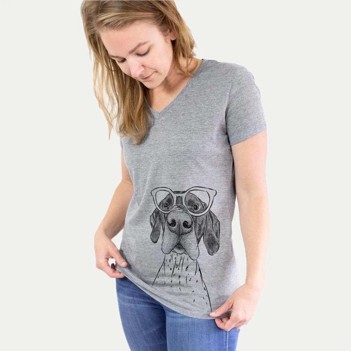 Aviator Booze The German Shorthaired Pointer Triblend T-Shirt