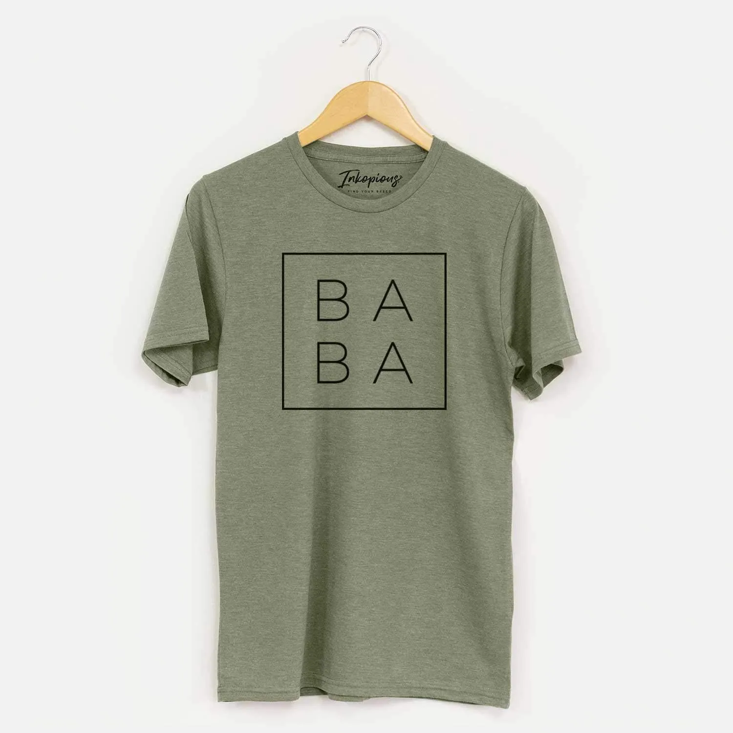 Baba Boxed T-Shirt - Father's Day Present for Dad or Grandpa