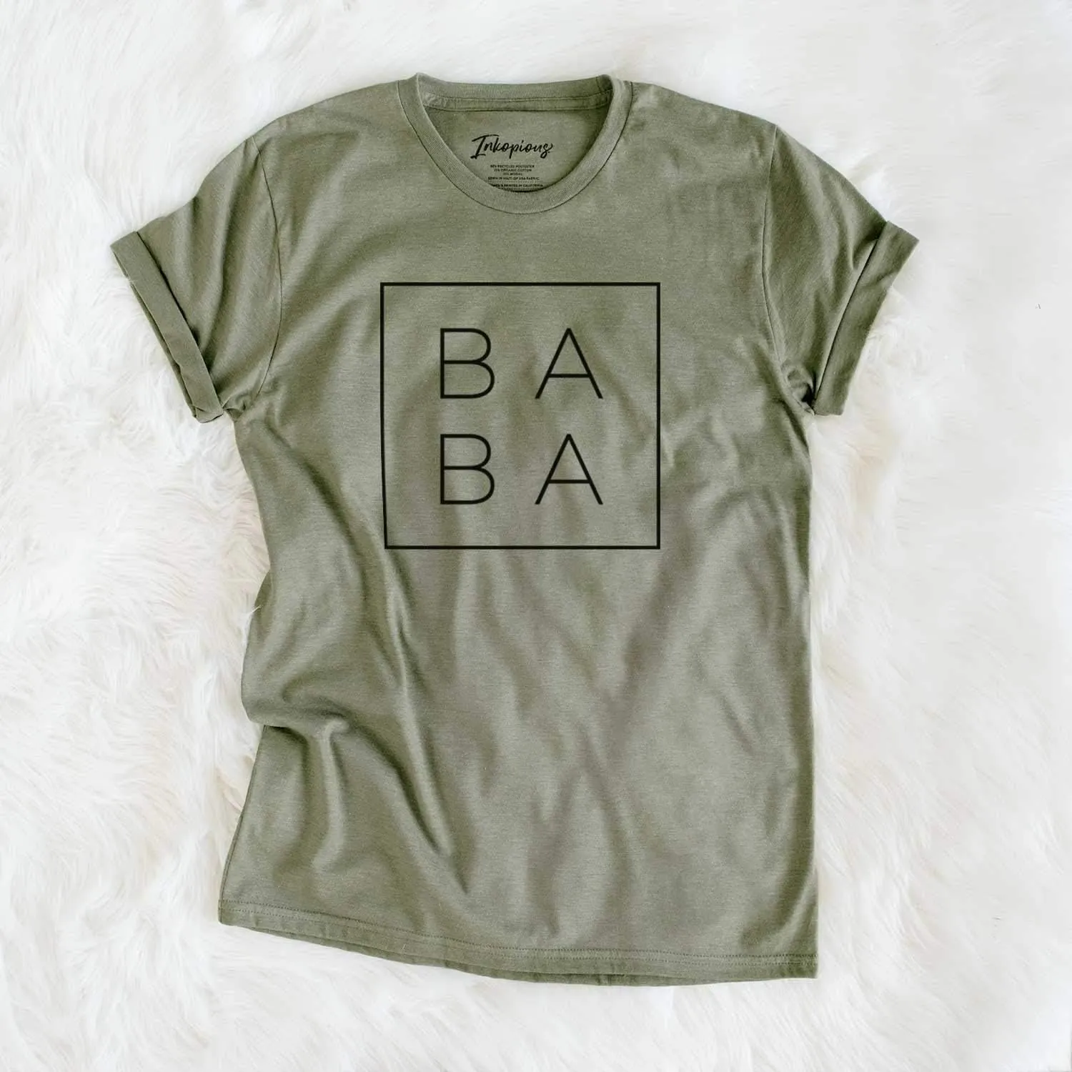 Baba Boxed T-Shirt - Father's Day Present for Dad or Grandpa