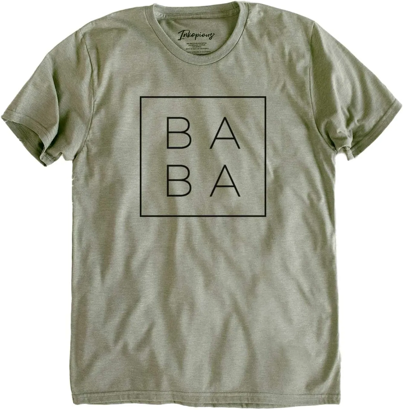 Baba Boxed T-Shirt - Father's Day Present for Dad or Grandpa