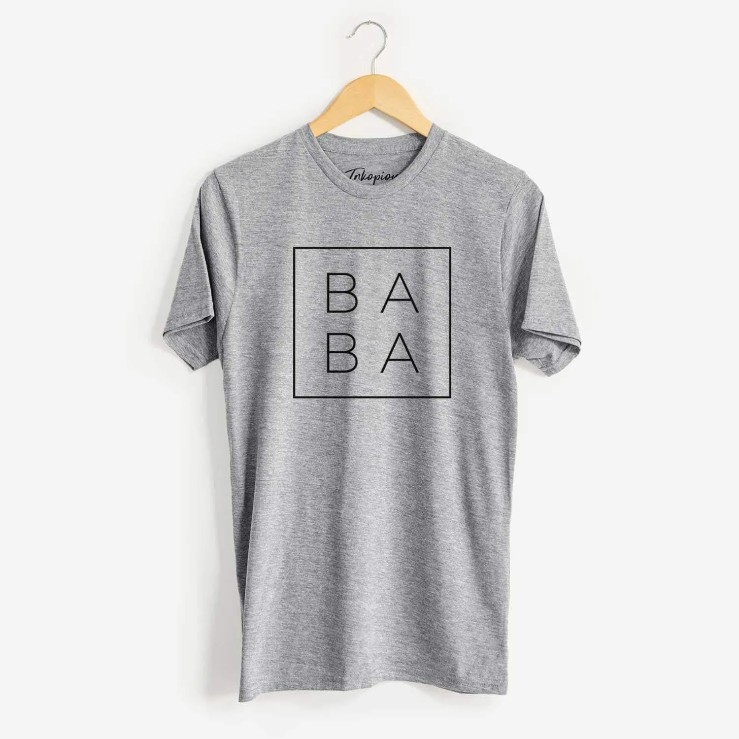 Baba Boxed T-Shirt - Father's Day Present for Dad or Grandpa