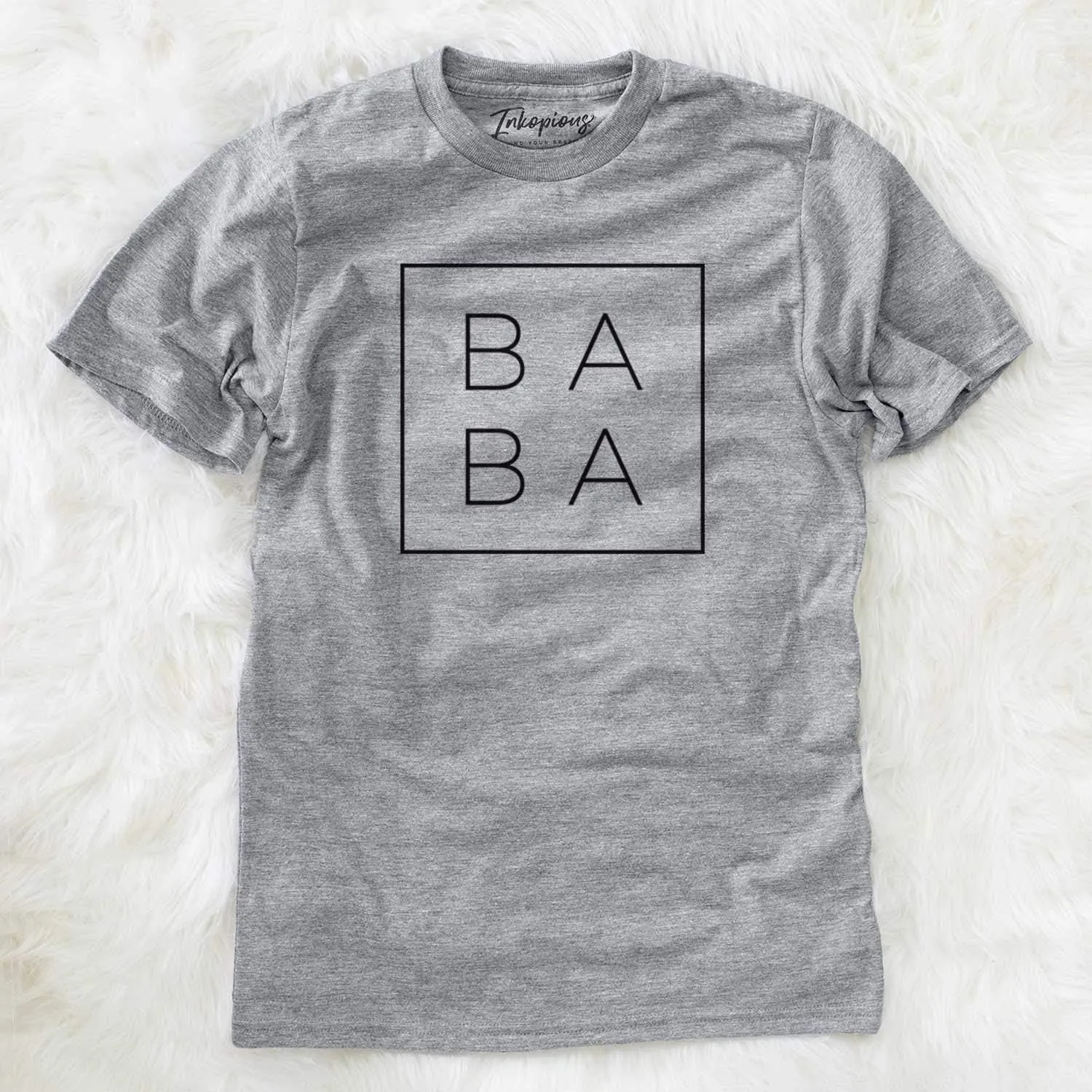 Baba Boxed T-Shirt - Father's Day Present for Dad or Grandpa
