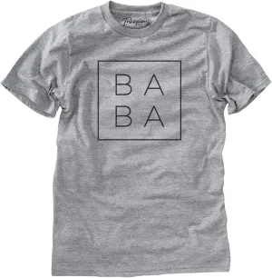 Baba Boxed T-Shirt - Father's Day Present for Dad or Grandpa