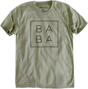 Baba Boxed T-Shirt - Father's Day Present for Dad or Grandpa