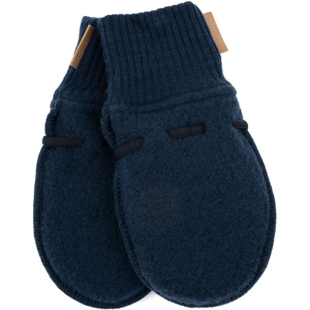 Baby Wool Mittens - Blue Nights
