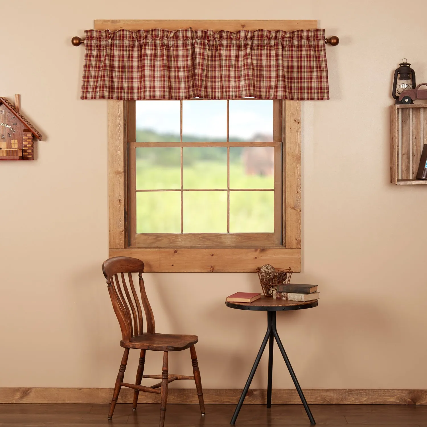 Beckham Plaid Valance