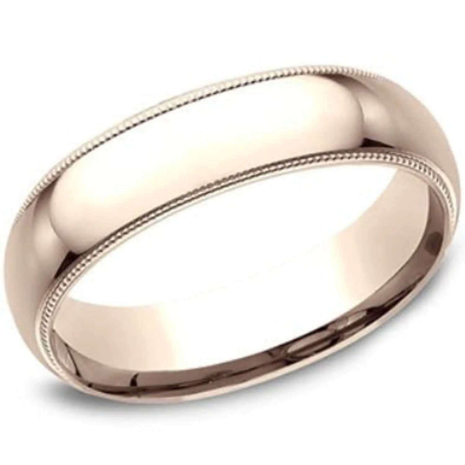 Benchmark Classic 5MM Comfort-Fit Milgrain Wedding Band
