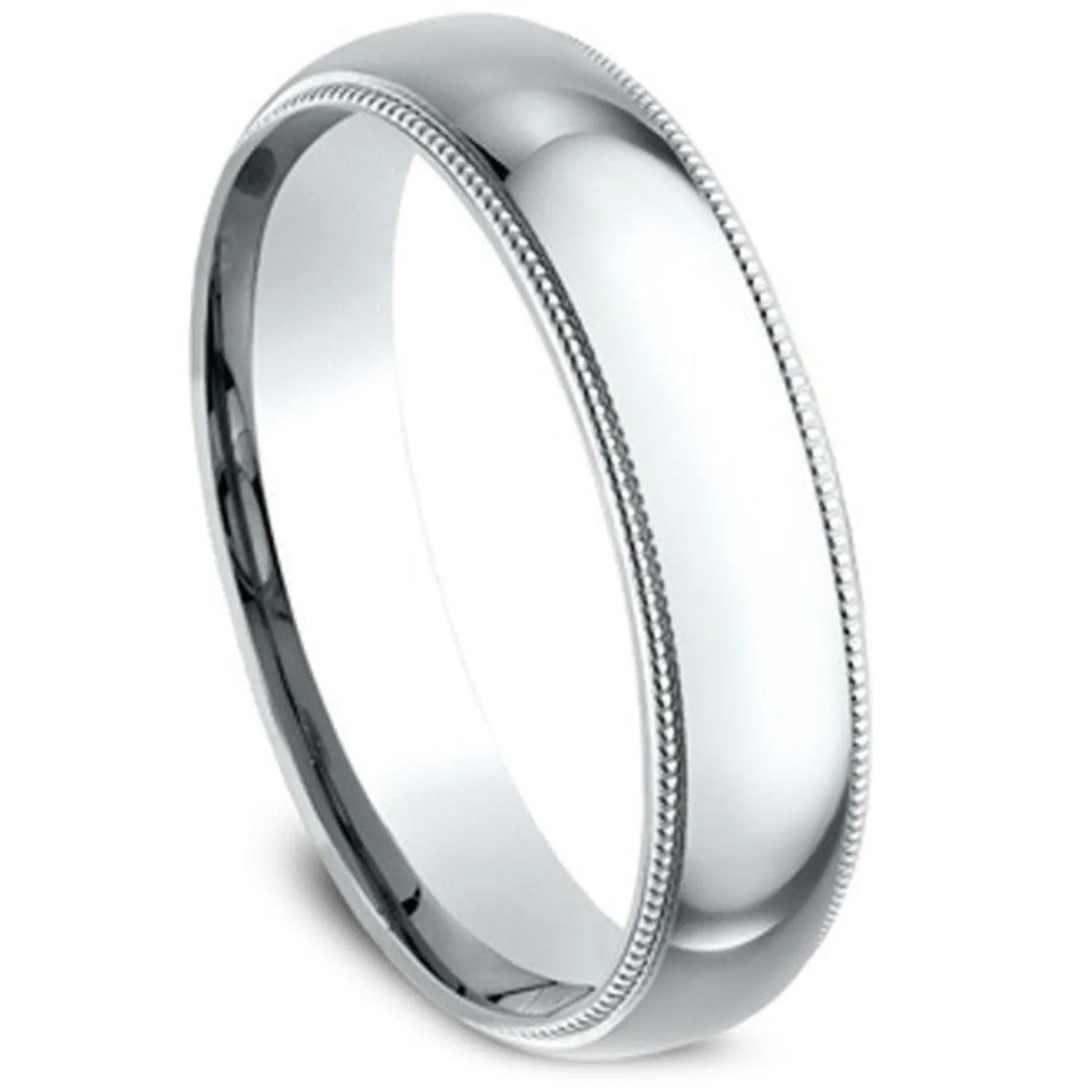 Benchmark Classic 5MM Comfort-Fit Milgrain Wedding Band
