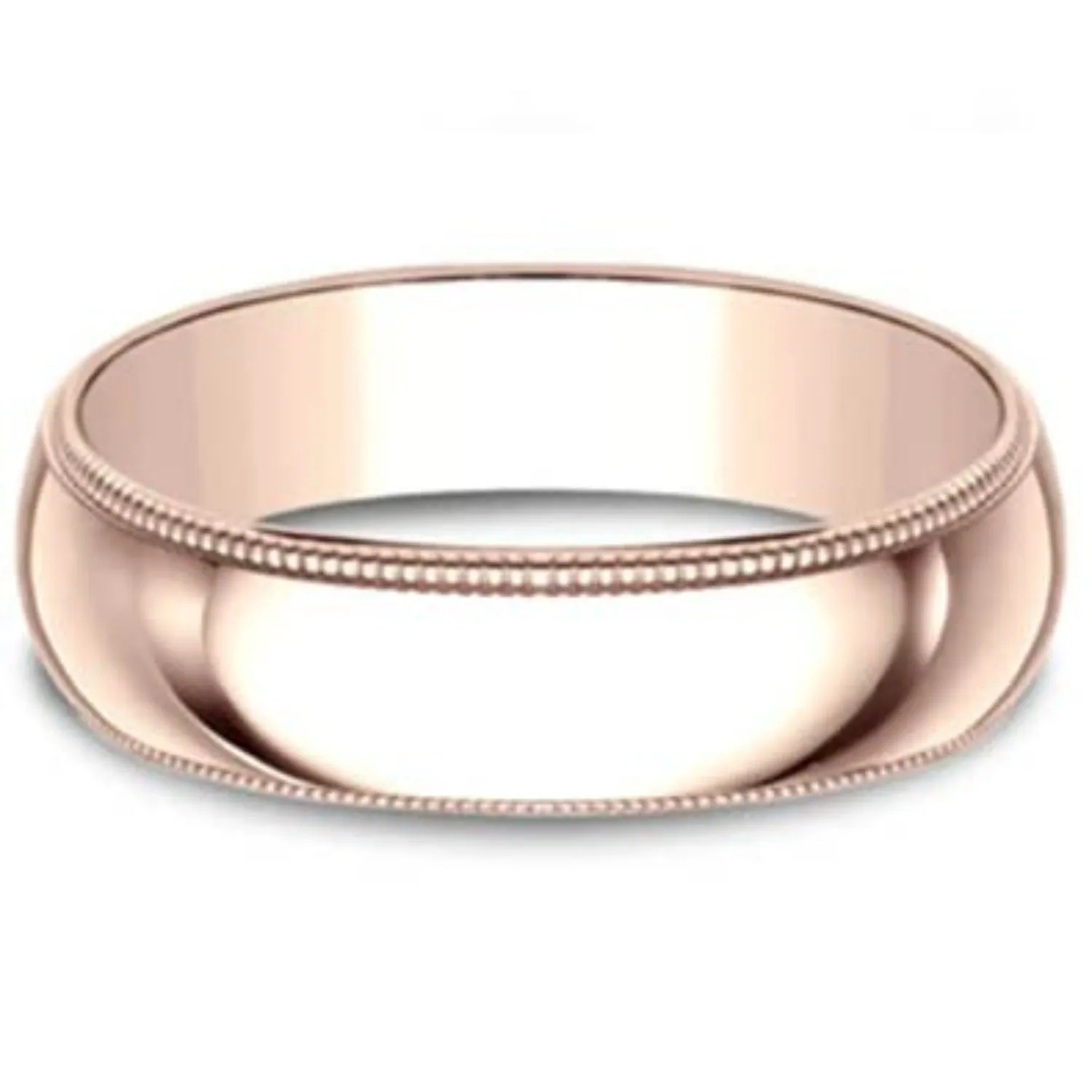 Benchmark Classic 5MM Comfort-Fit Milgrain Wedding Band