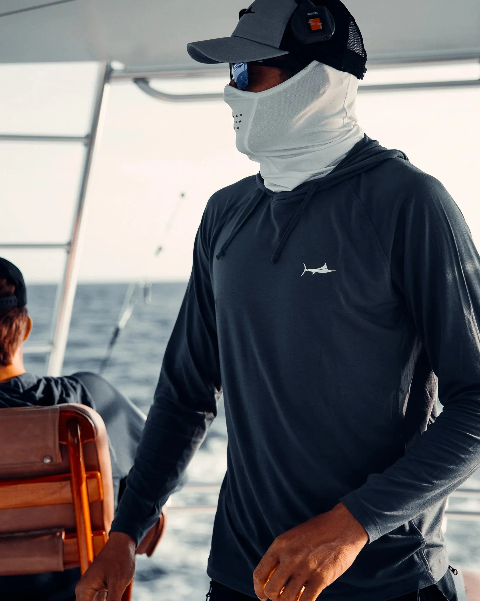 BILLFISH Teak Hooded Long Sleeve