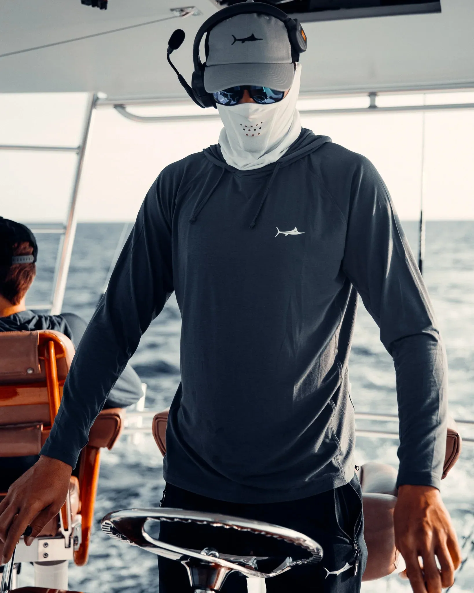 BILLFISH Teak Hooded Long Sleeve