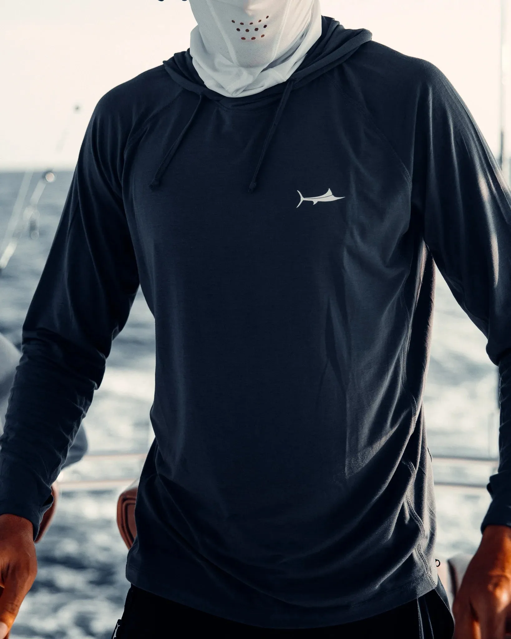 BILLFISH Teak Hooded Long Sleeve
