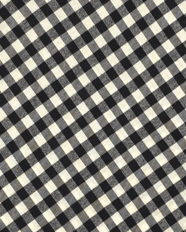 Black Buffalo Check | 100% Cotton Flannel Twill 58W