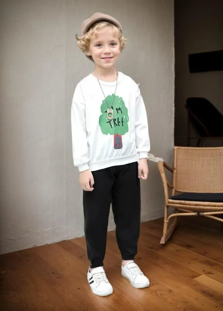 Boys Sweatpants Toddler Active Fleece Warm Fleece Pull On Pants Kids Athletic Casual Jogge Pants 3-8 Years