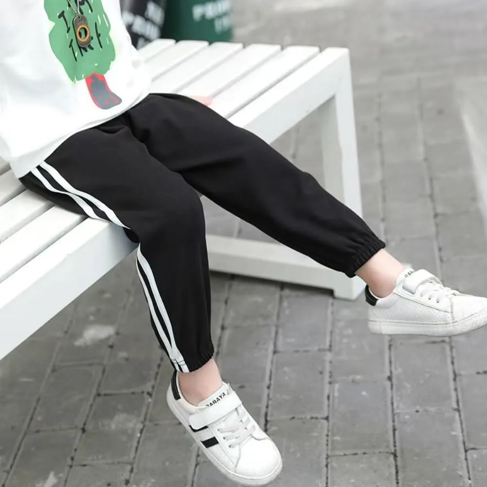 Boys Sweatpants Toddler Active Fleece Warm Fleece Pull On Pants Kids Athletic Casual Jogge Pants 3-8 Years