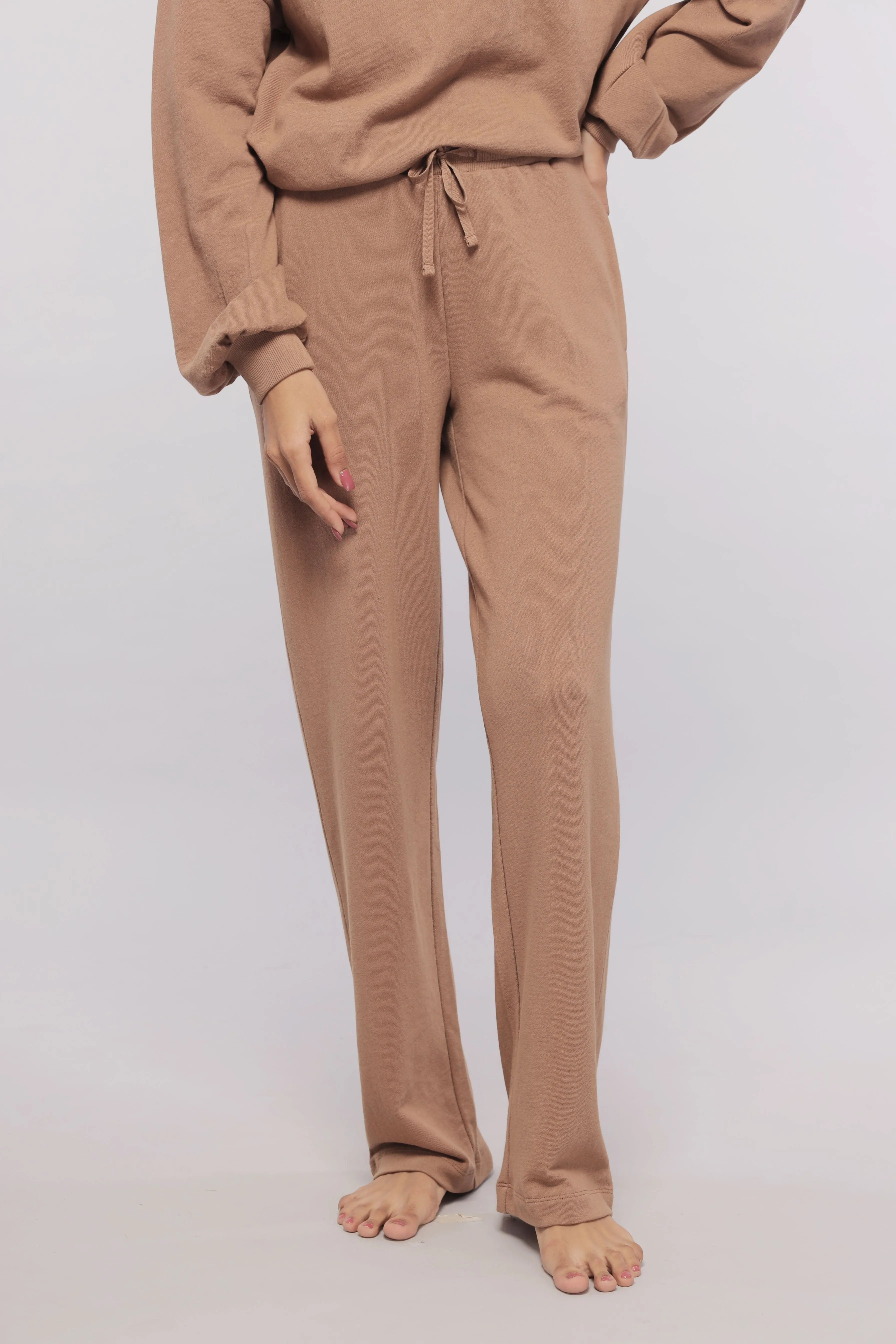 Brown Terry Co-ord set