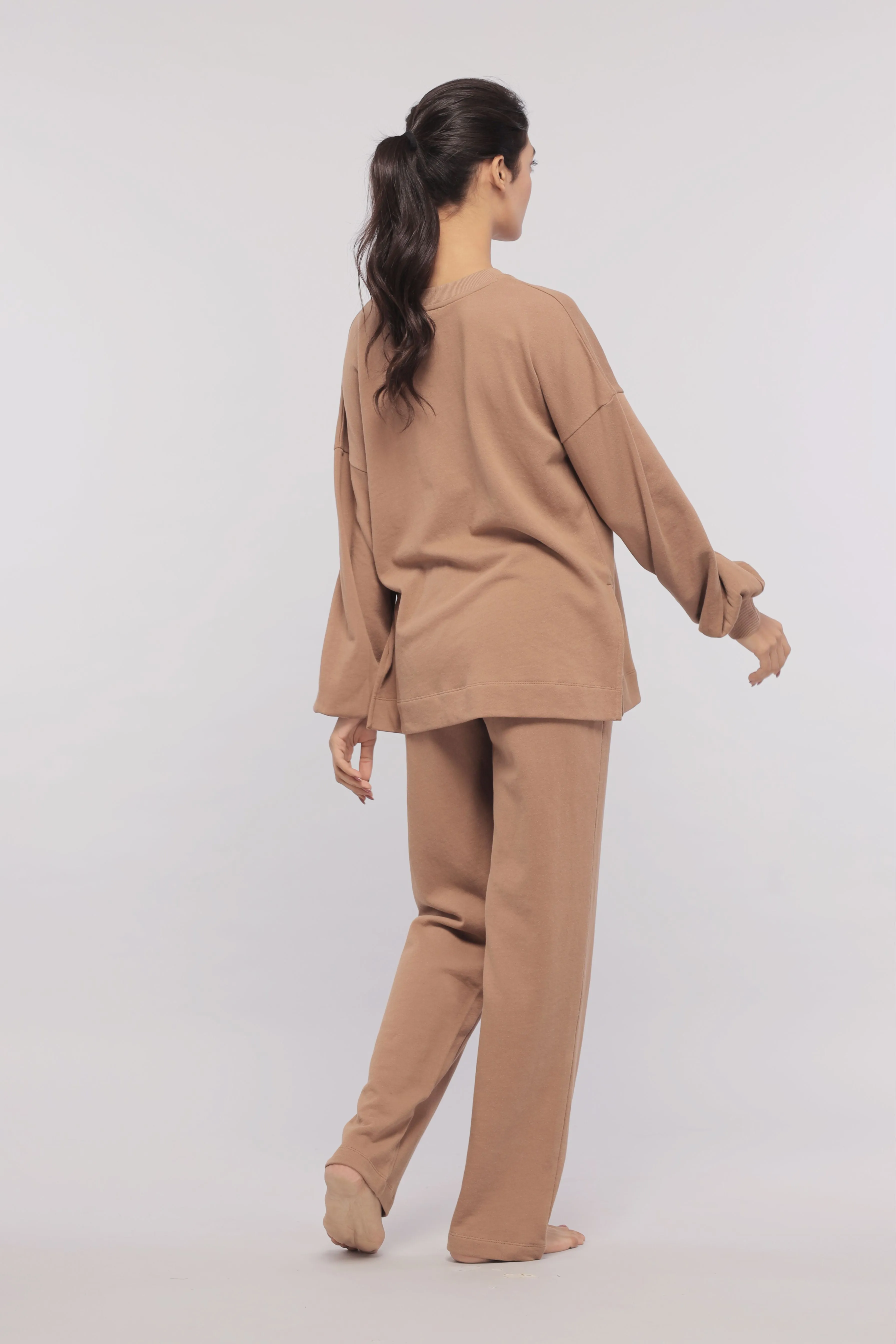 Brown Terry Co-ord set