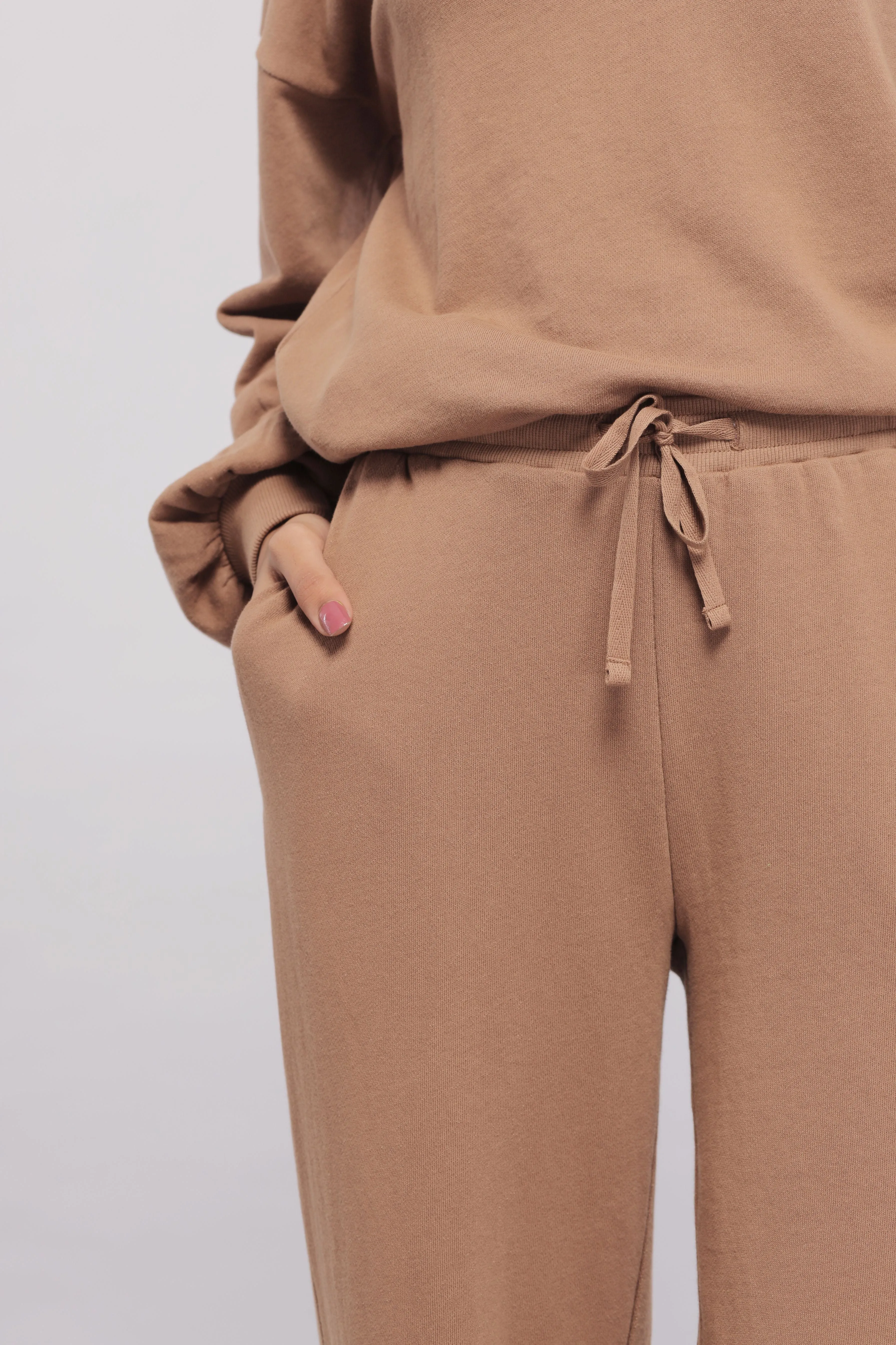 Brown Terry Co-ord set