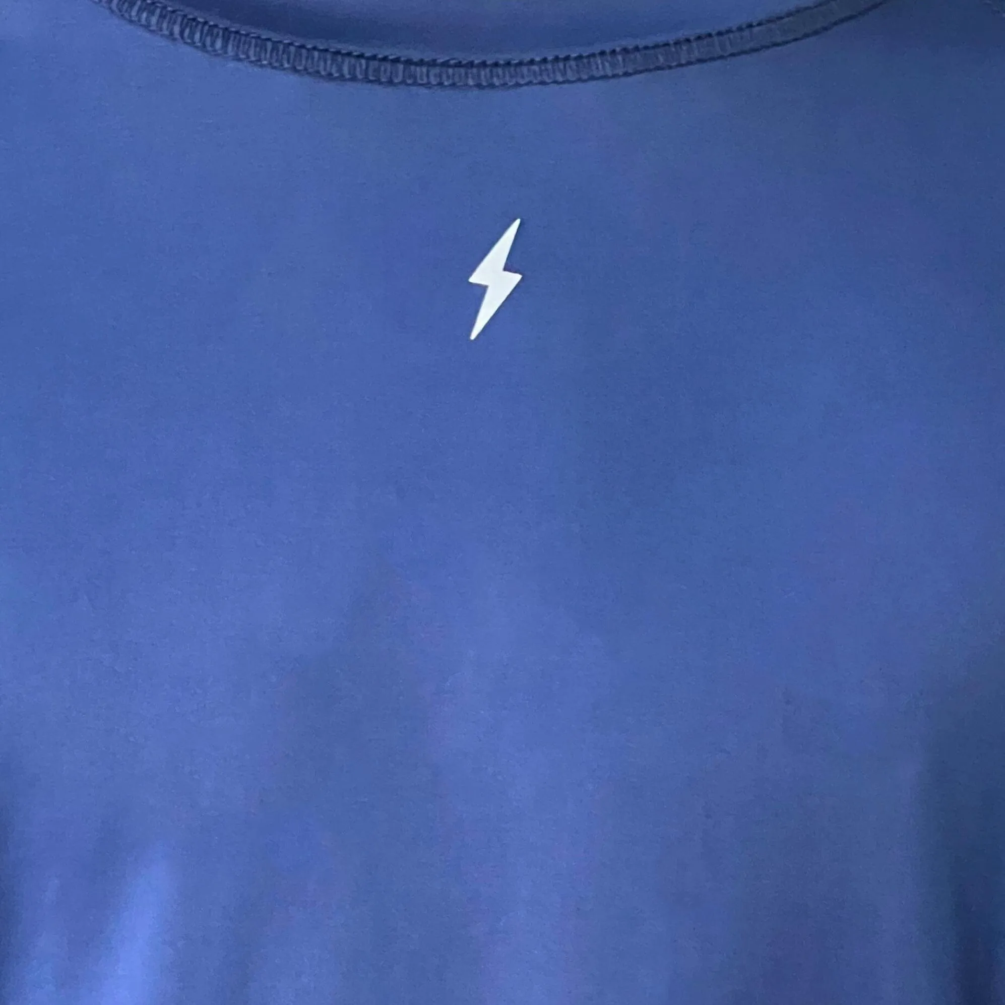 BRUCE BOLT Short Sleeve Performance T-Shirt with Reflective Bolt - NAVY