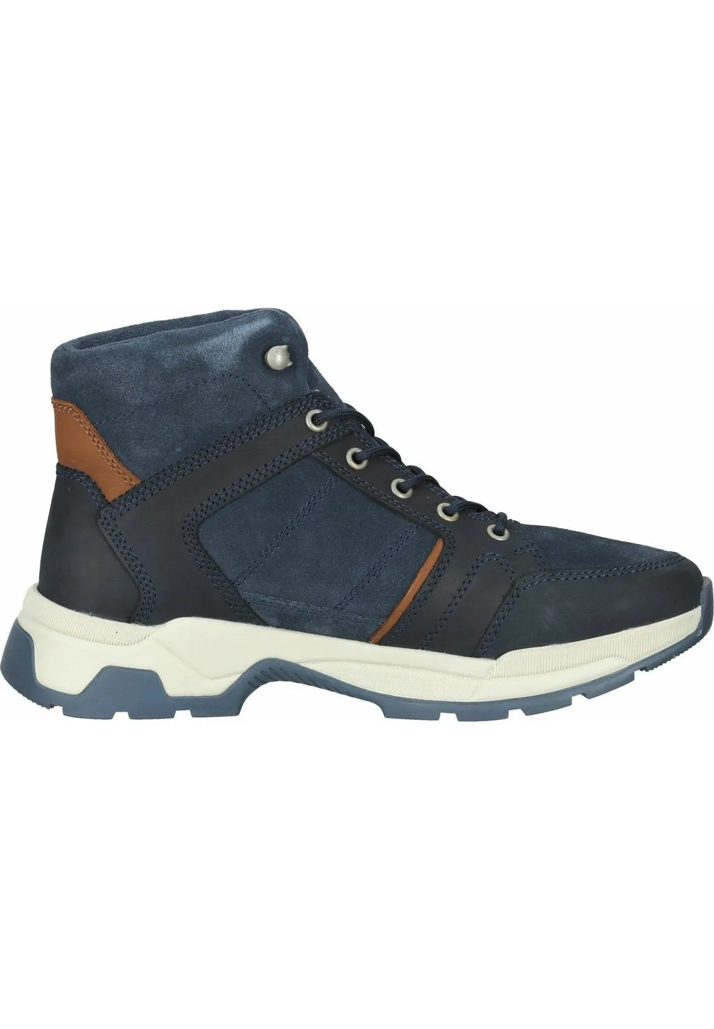 Camel active lace-up boots, dark blue