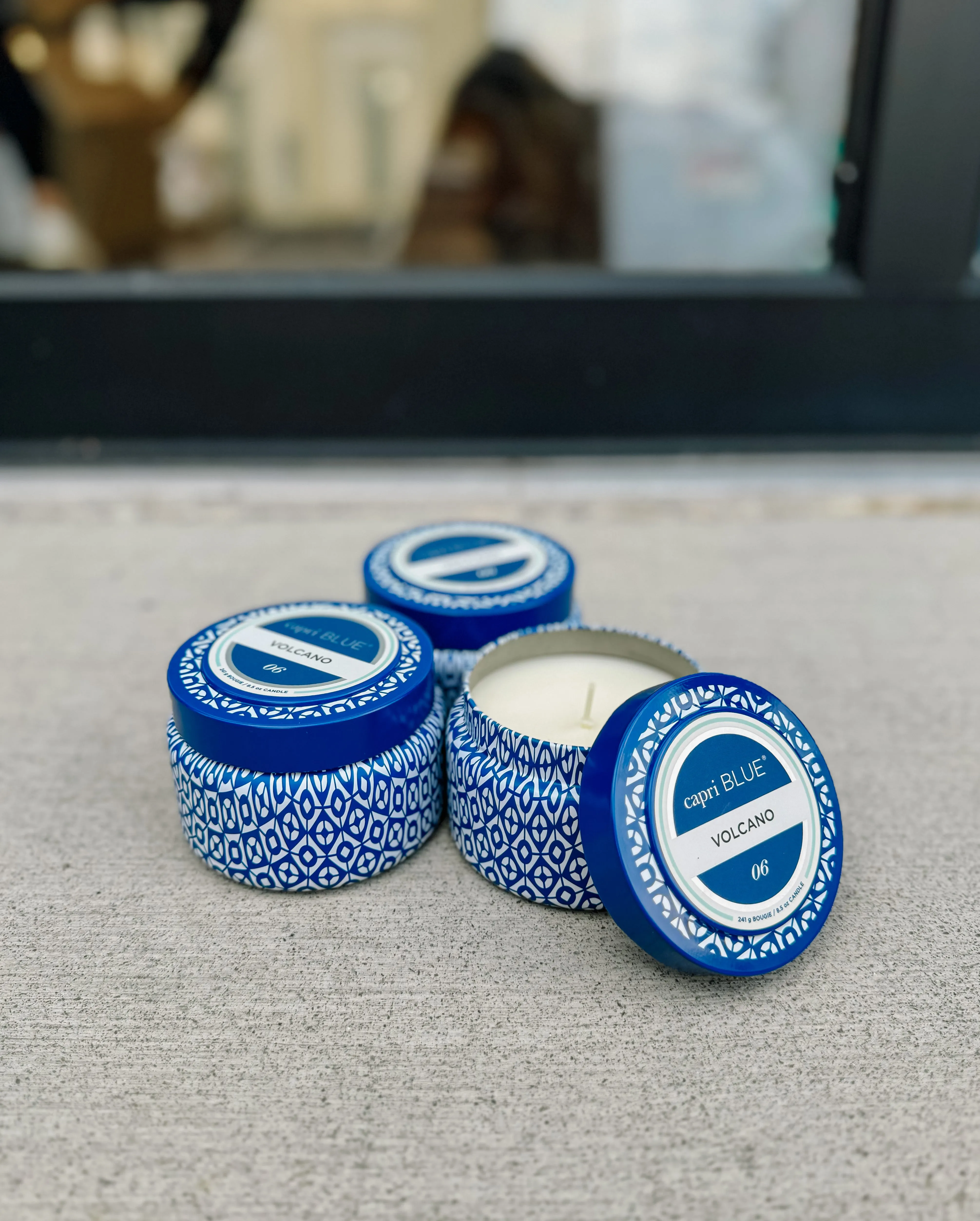 Capri Blue Printed 8.5oz Tin Candle