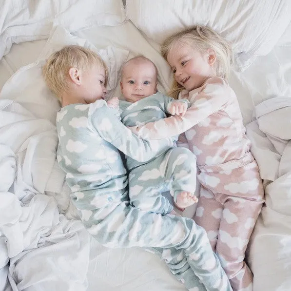 Cloud Grey Cotton Long Sleeve Pajama