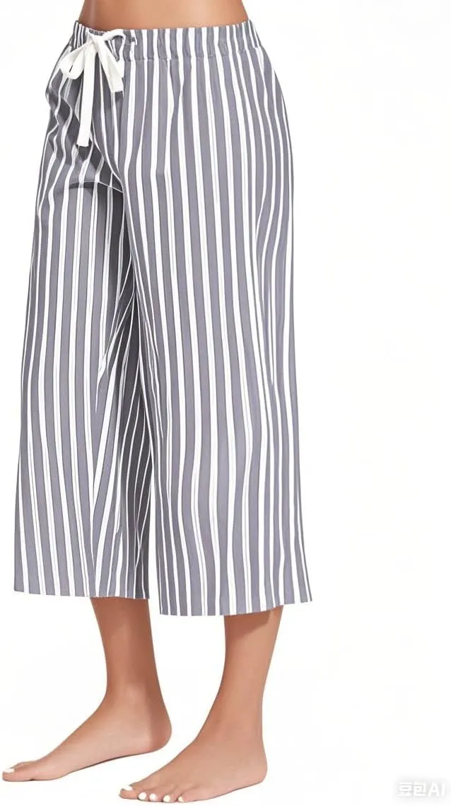 Comfortable Cotton Capri Woven Pajamas for Women, Casual Capris for Women, Perfect for Daily Wear and Sleepwear