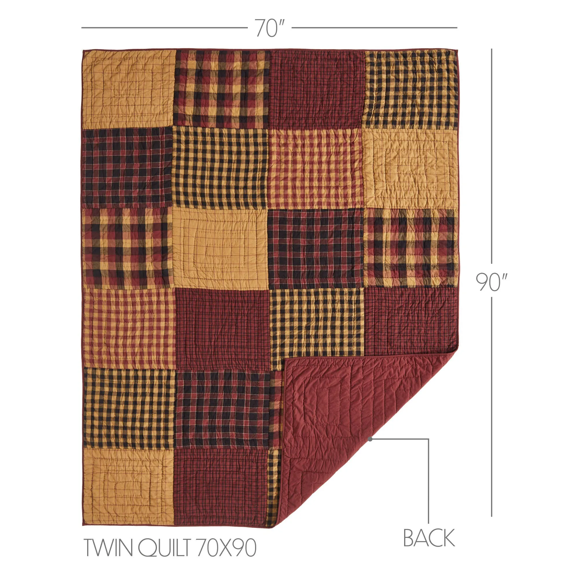 Connell Twin Quilt 70Wx90L **BACKORDERED UNTIL DECEMBER 2024**