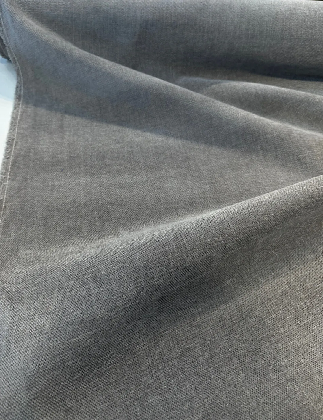 Crypton Performance Gray Disco Slate Chenille Upholstery Fabric By The Yard