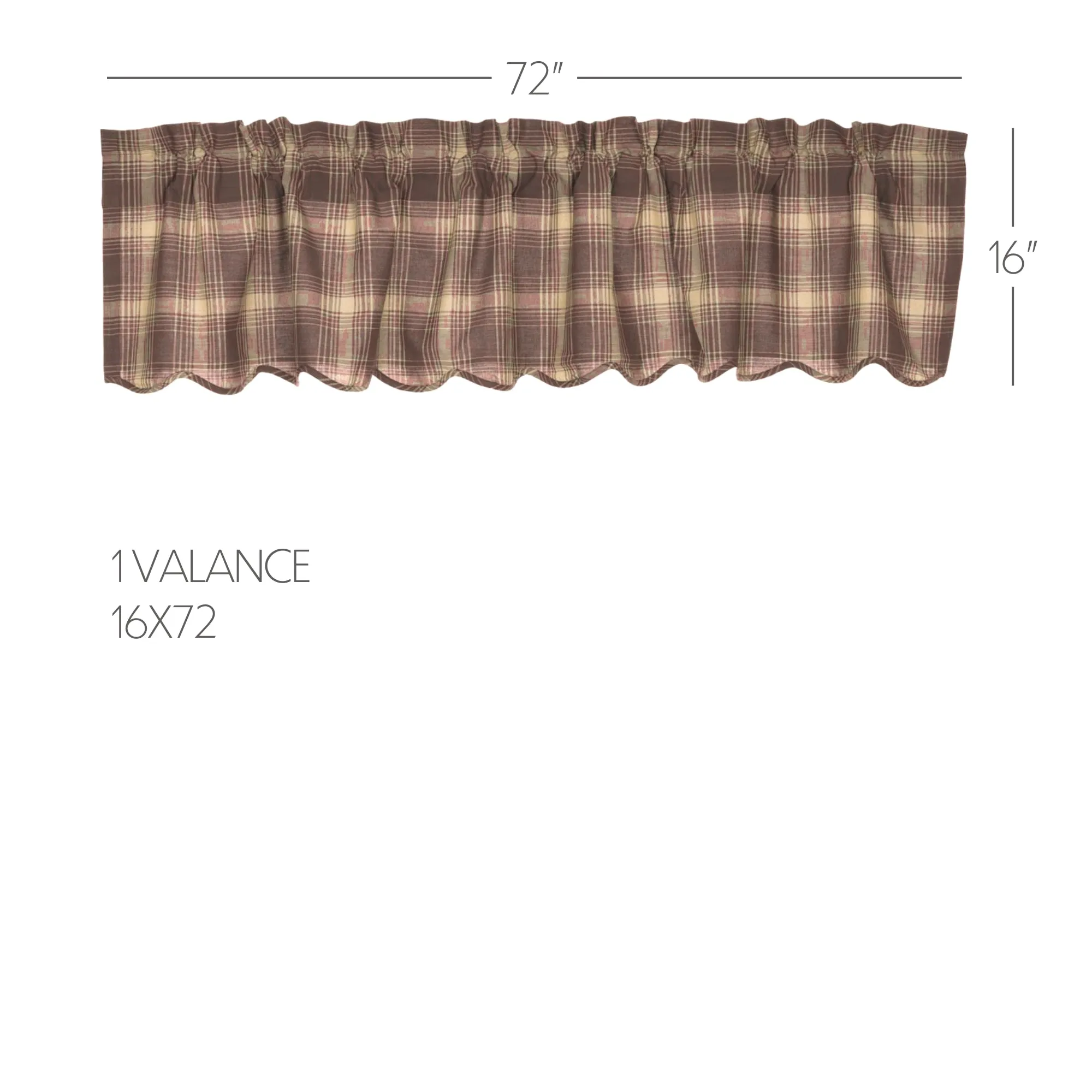 Dawson Star Scalloped Valance