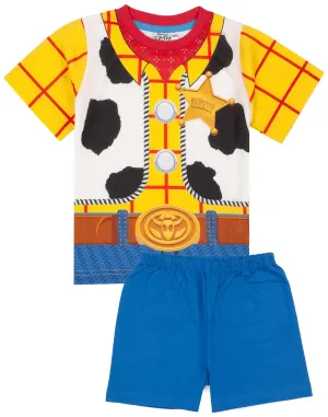 Disney Toy Story Boys Pyjamas Woody Cowboy Costume Set