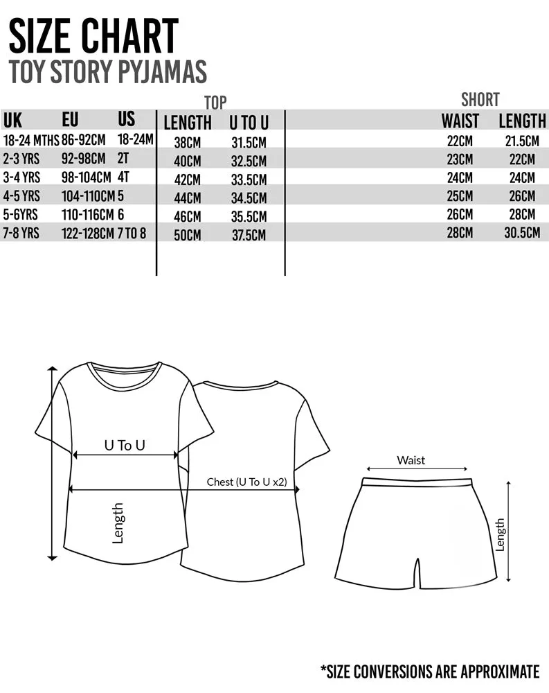 Disney Toy Story Boys Pyjamas Woody Cowboy Costume Set