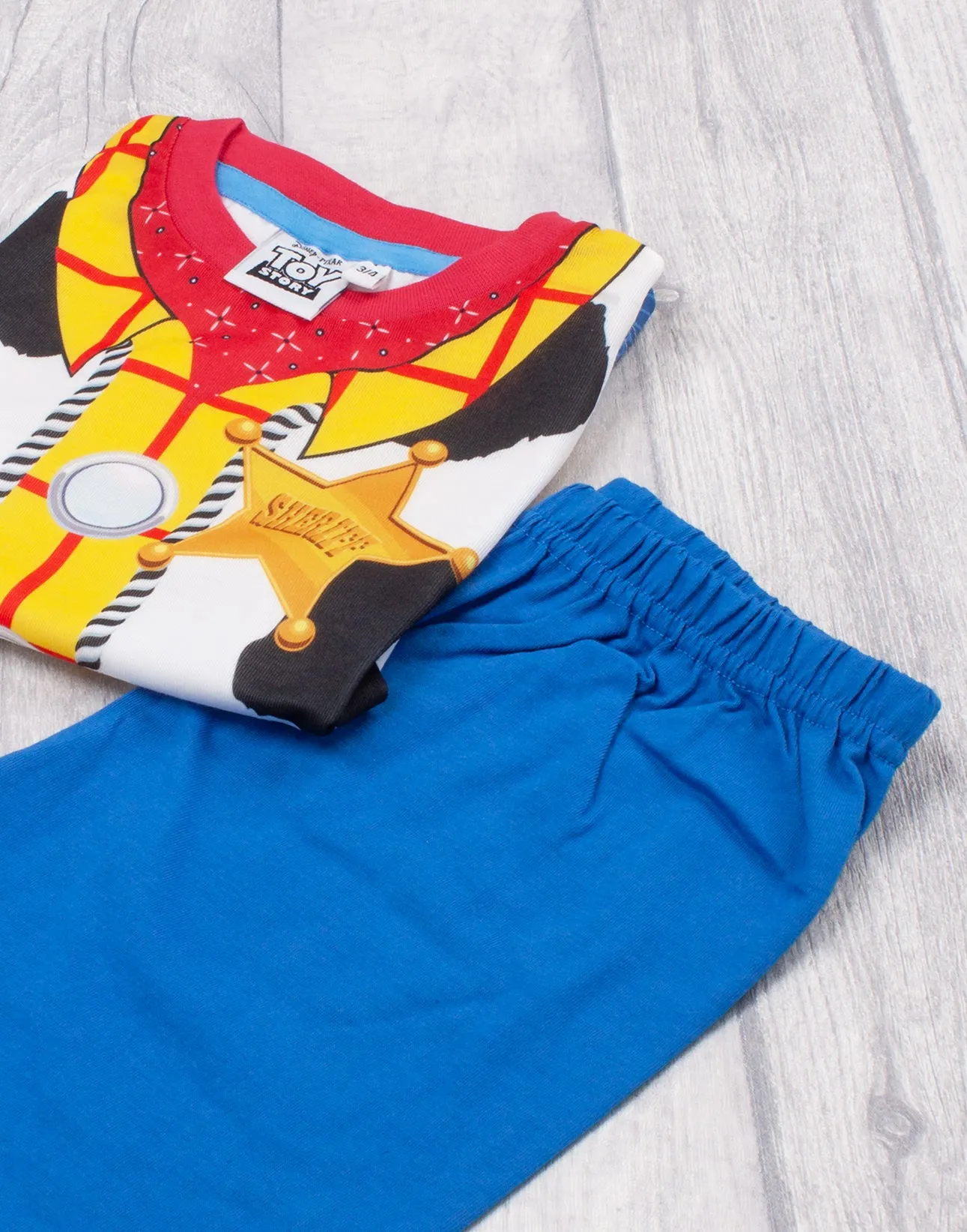Disney Toy Story Boys Pyjamas Woody Cowboy Costume Set