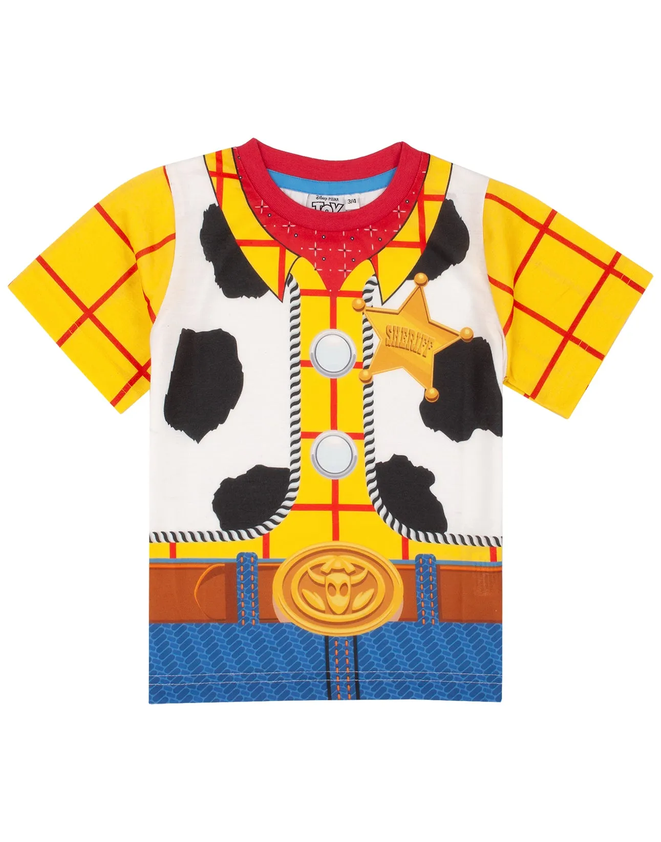 Disney Toy Story Boys Pyjamas Woody Cowboy Costume Set