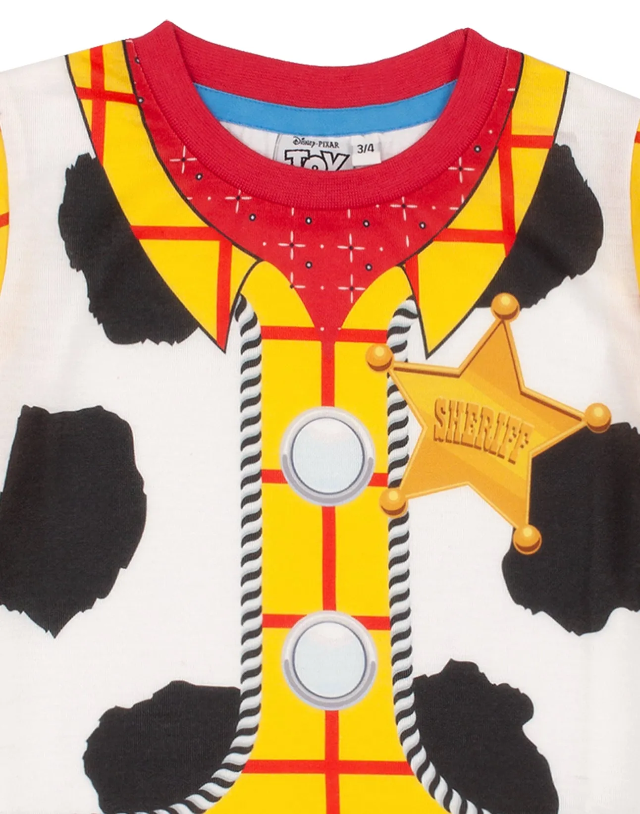 Disney Toy Story Boys Pyjamas Woody Cowboy Costume Set