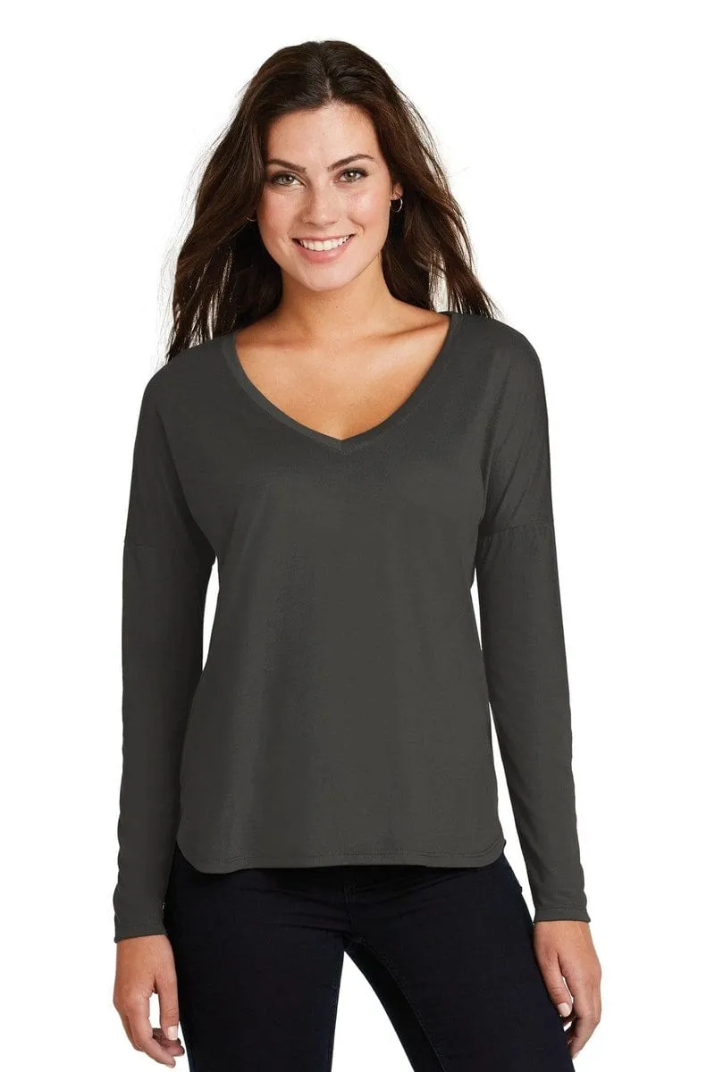 District DM413: Women's Drapey Long Sleeve Tee