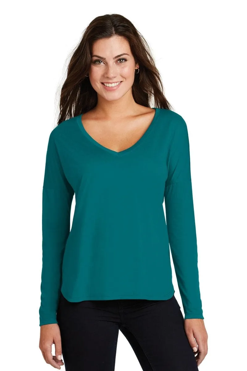 District DM413: Women's Drapey Long Sleeve Tee