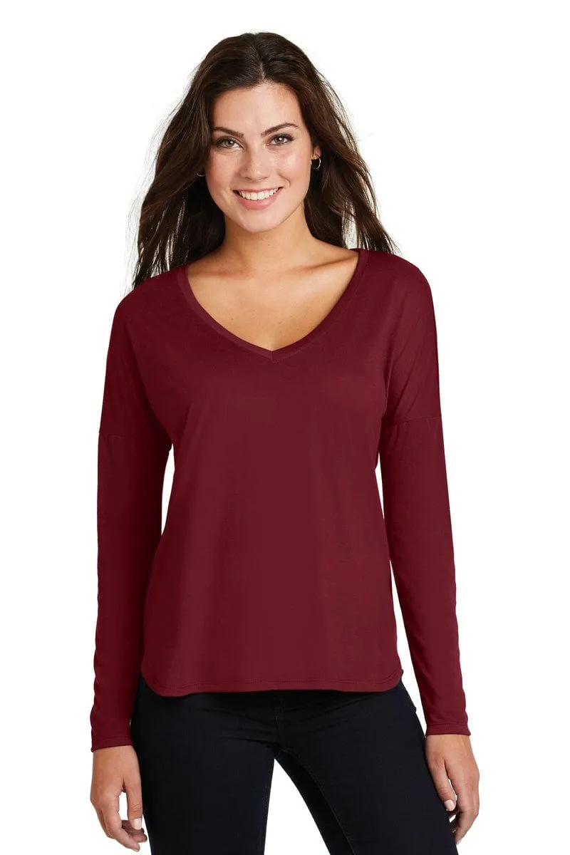 District DM413: Women's Drapey Long Sleeve Tee