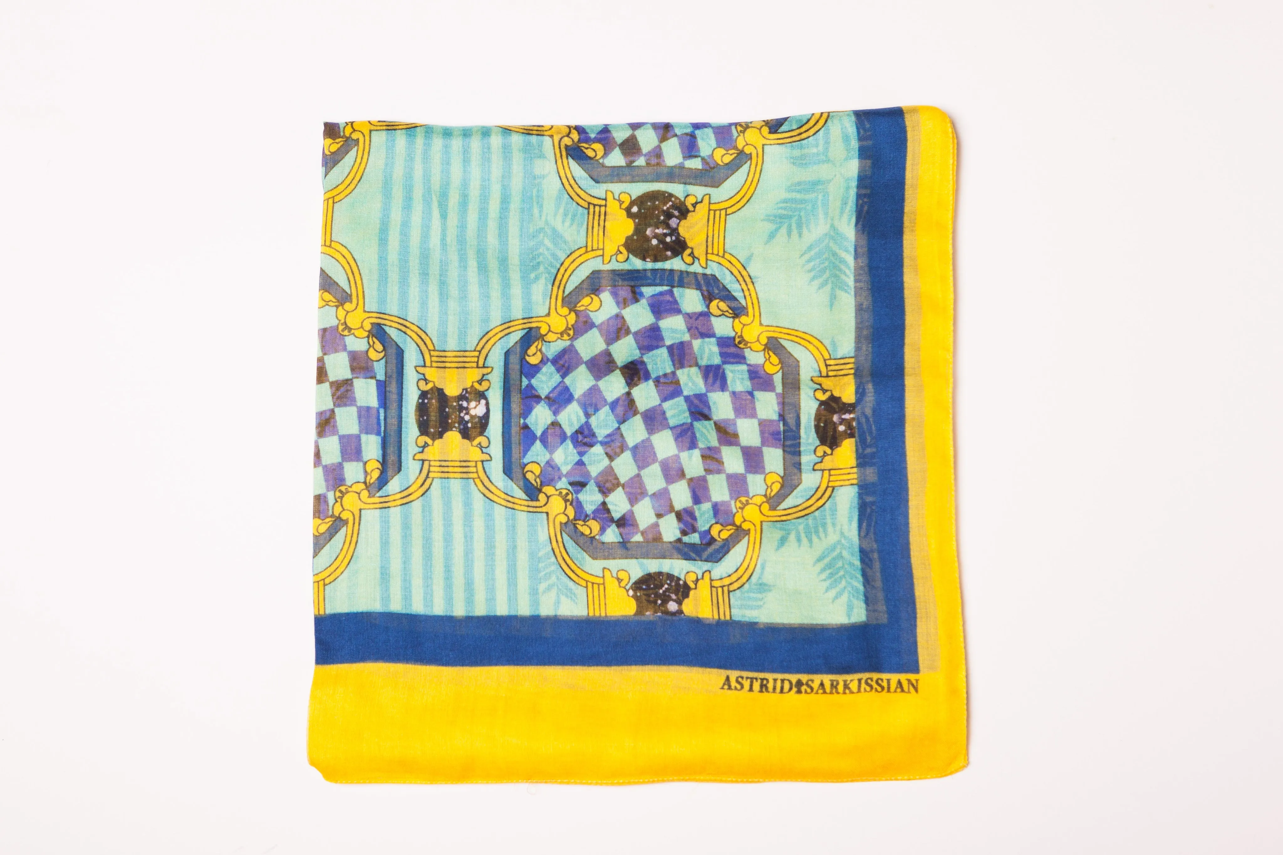 Forme Jaune Turquoise Modal Scarf