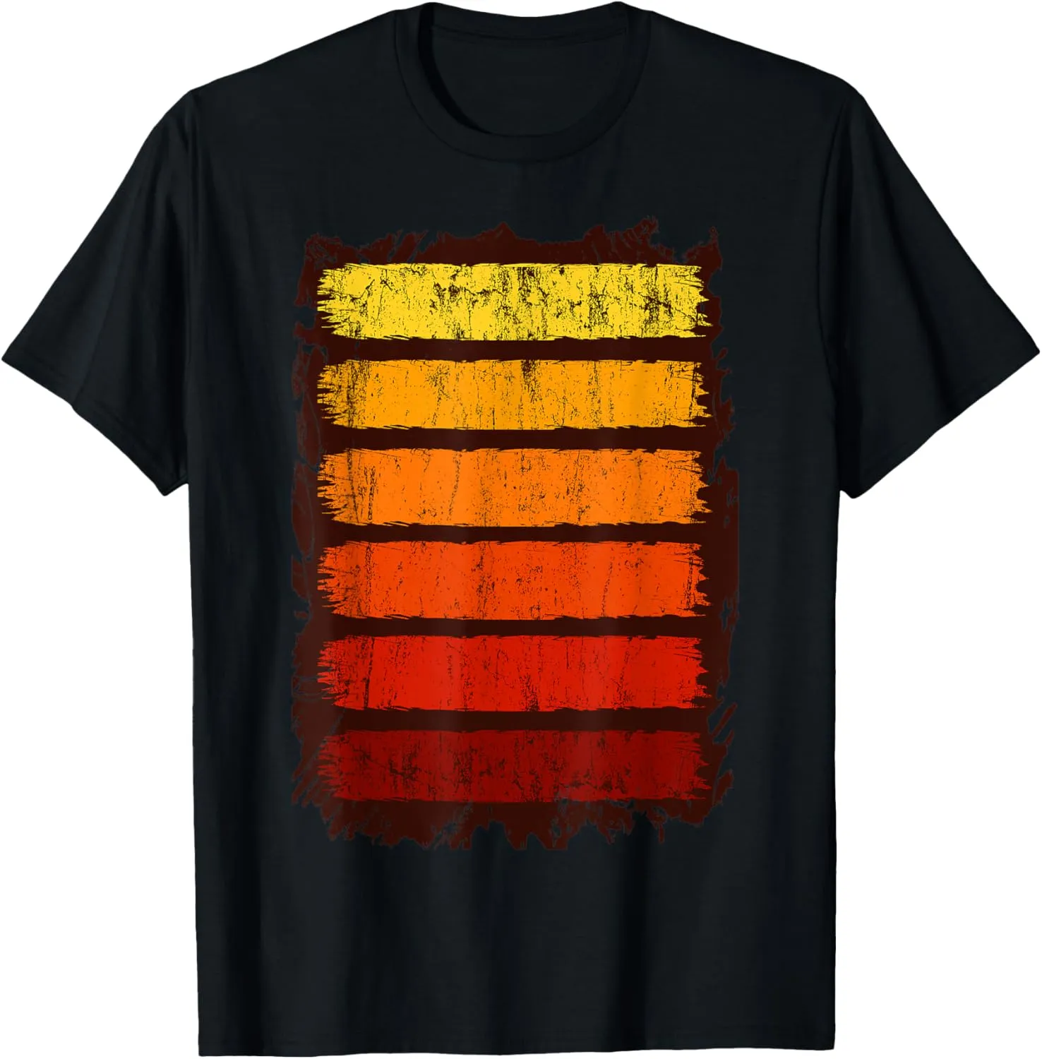 Geometric Pattern Geometry Abstract Vintage Stripes Modern T-Shirt