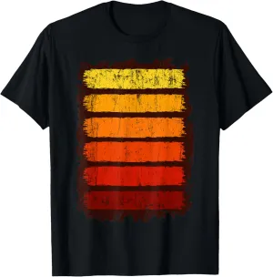 Geometric Pattern Geometry Abstract Vintage Stripes Modern T-Shirt