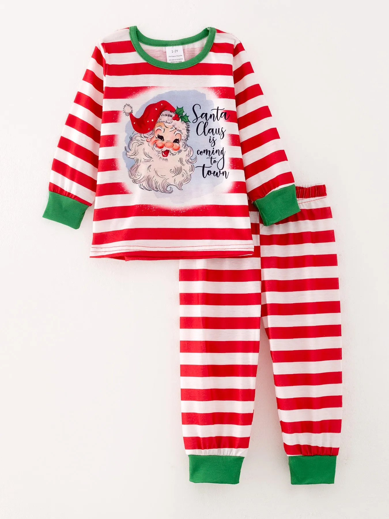 Girls Christmas Pajamas Outfits 6-piece set