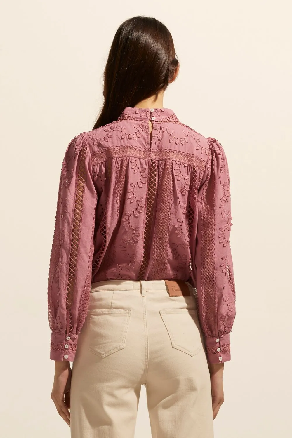 Glimpse Top in Magenta