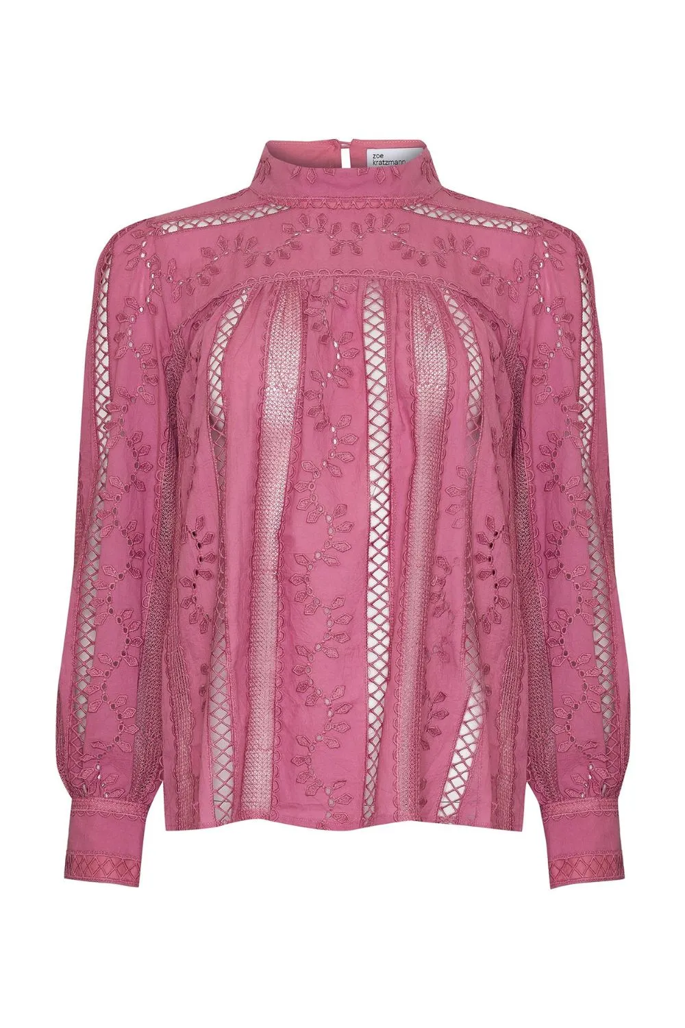 Glimpse Top in Magenta