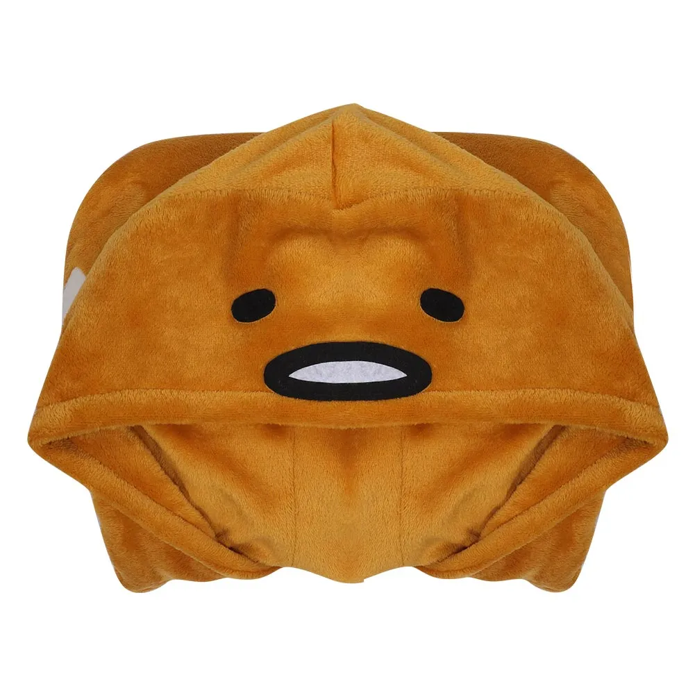 Gudetama: An Eggcellent Adventure Gudetama Cosplay Costume Jumpsuit Sleepwear Onesies Pajamas Outfits