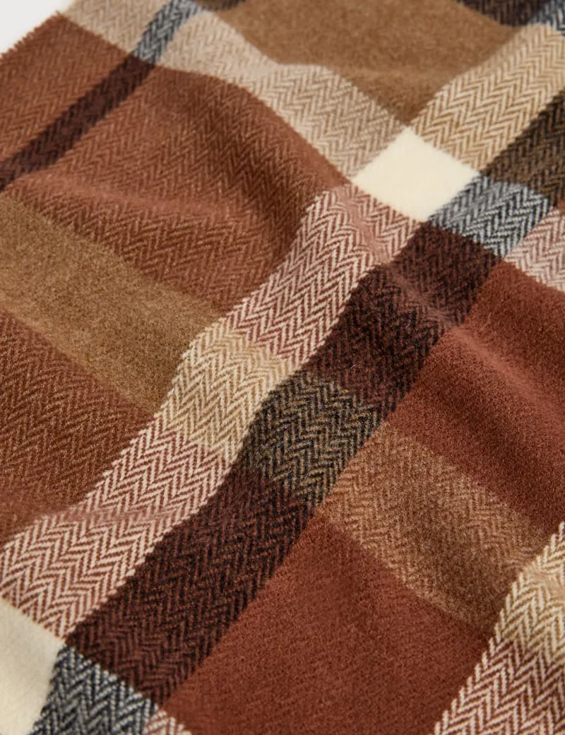 Heatgen Checked Scarf