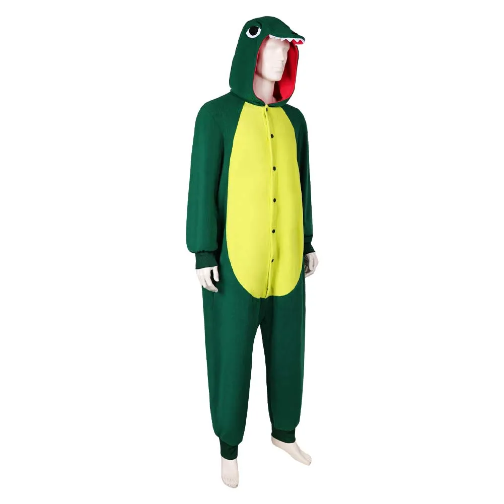 IF Cal The Man Upstairs Green Pajamas Party Carnival Halloween Cosplay Costume