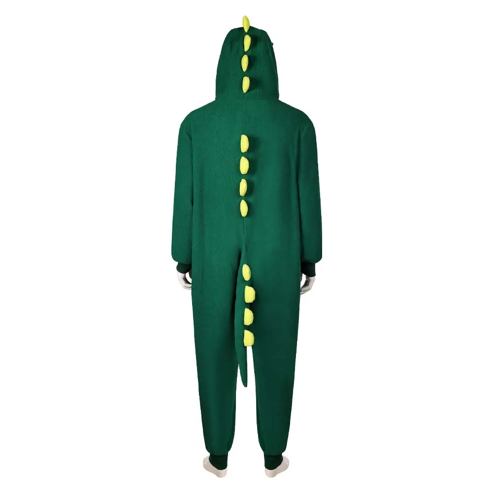 IF Cal The Man Upstairs Green Pajamas Party Carnival Halloween Cosplay Costume